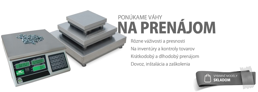 Prenájom váh